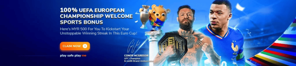 me88 welcome sports bonus banner
